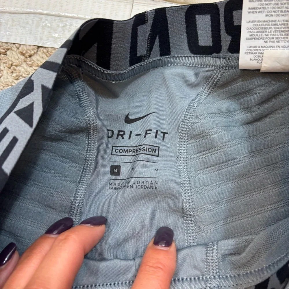 Nike Pro Big Boys‎ Compression Training Tights Grey Size Youth Medium